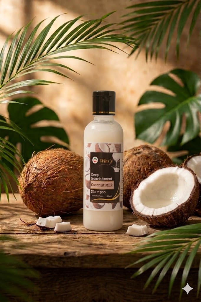 Coconut Milk Shampoo for Hair Fall Control & Grey Hair 100ml - Image 2