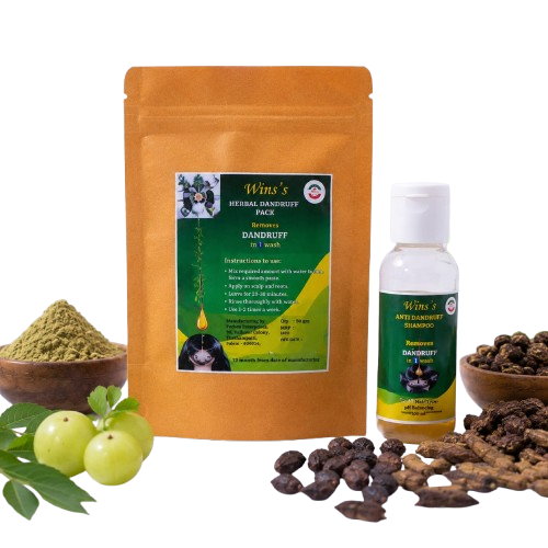 Anti Dandruff Hair Pack with Shampoo Neem Combo 25g+50ml