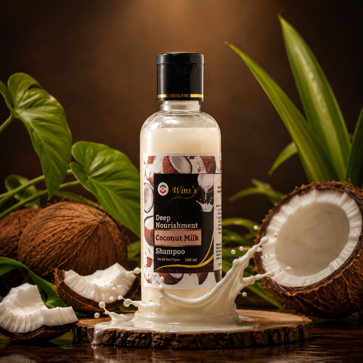 Coconut Milk Shampoo with FREE 30ml Hair Regrowth Oil - Image 2
