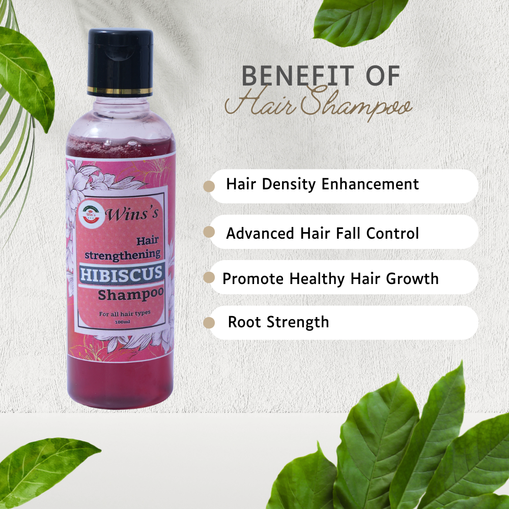 Hibiscus Shampoo with FREE 30ml Hair Regrowth Oil - Image 3